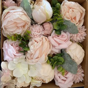 Artificial Flowers Pink Flowers Fake Silk Flowers Wedding Cake Flowers for